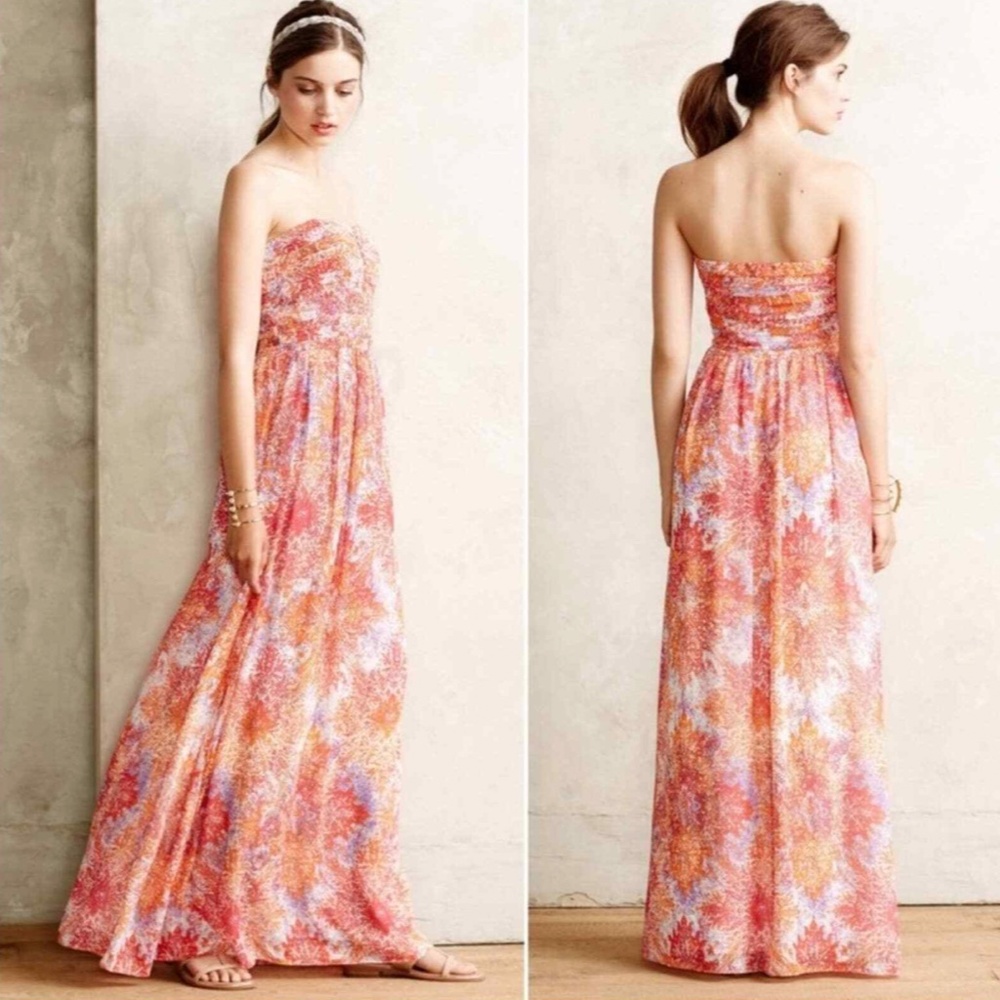 New Anthropologie Moulinette Soeurs Vernalis Maxi Dress Sz 6